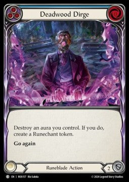 Deadwood Dirge (Blue) [ROS157] (Rosetta) Rainbow Foil