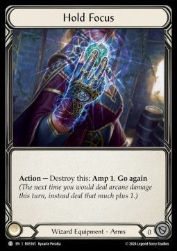 Hold Focus [ROS165] (Rosetta) Cold Foil