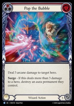 Pop the Bubble (Red) [ROS176] (Rosetta) Rainbow Foil