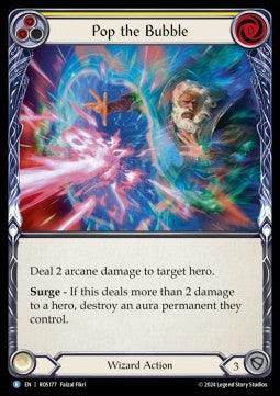 Pop the Bubble (Yellow) [ROS177] (Rosetta) Rainbow Foil