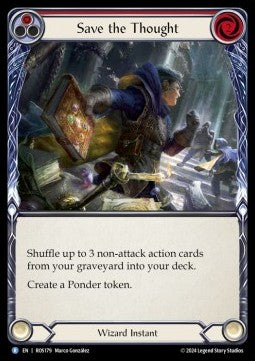 Save the Thought (Red) [ROS179] (Rosetta) Rainbow Foil