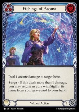 Etchings of Arcana (Blue) [ROS191] (Rosetta) Regular