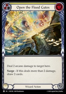 Open the Flood Gates (Yellow) [ROS196] (Rosetta) Rainbow Foil