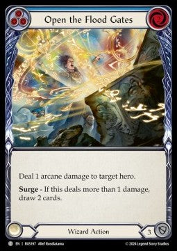 Open the Flood Gates (Blue) [ROS197] (Rosetta) Rainbow Foil