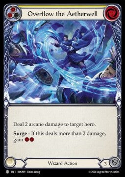 Overflow the Aetherwell (Yellow) [ROS199] (Rosetta) Rainbow Foil