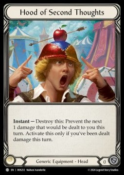 Hood of Second Thoughts [ROS212] (Rosetta) Regular