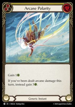 Arcane Polarity (Yellow) [ROS232] (Rosetta) Rainbow Foil