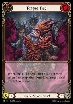 Tongue Tied (Extended Art) [FAB273] (FAB Promos) Rainbow Foil