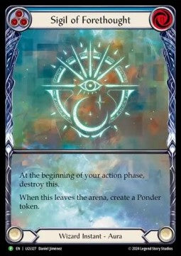 Sigil of Forethought (Extended Art) [LGS327] (LGS Promos) Rainbow Foil
