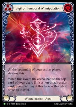 Sigil of Temporal Manipulation (Extended Art) [LGS328] (LGS Promos) Rainbow Foil