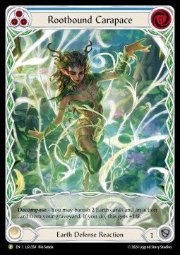 Rootbound Carapace (Blue) (Extended Art) [LGS354] (LGS Promos) Rainbow Foil