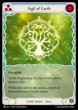 Sigil of Earth (Extended Art) [LGS310] (LGS Promos) Rainbow Foil