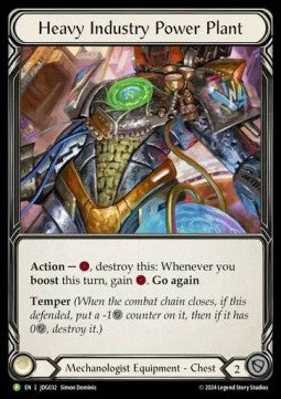 Heavy Industry Power Plant [JDG032] (Judge Promos) Cold Foil