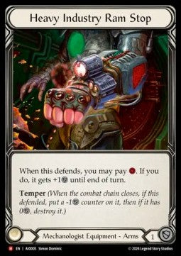 Heavy Industry Ram Stop [AIO005] (Armory Deck: Dash I/O) Rainbow Foil