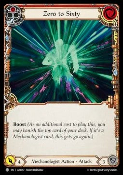 Zero to Sixty (Red) [AIO012] (Armory Deck: Dash I/O) Regular