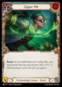 Zipper Hit (Blue) [AIO024] (Armory Deck: Dash I/O) Regular