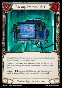 Backup Protocol: BLU [AIO025] (Armory Deck: Dash I/O) Regular