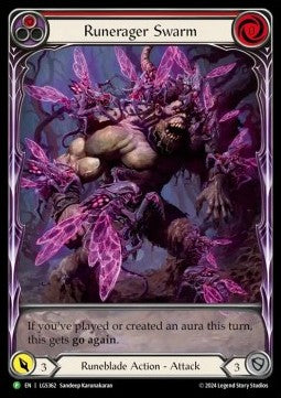 Runerager Swarm (Red) (Extended Art) [LGS362] (LGS Promos) Rainbow Foil