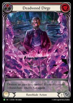 Deadwood Dirge (Red) (Extended Art) [LGS363] (LGS Promos) Rainbow Foil