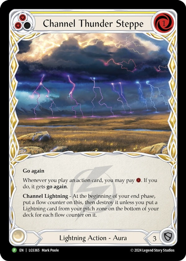Channel Thunder Steppe [LGS365] (LGS Promos) Cold Foil