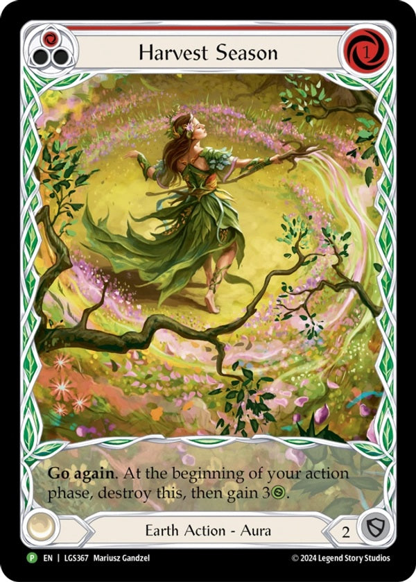 Harvest Season (Red) (Extended Art) [LGS367] (LGS Promos) Rainbow Foil