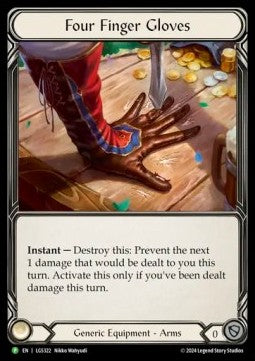Four Finger Gloves [LGS322] (LGS Promos) Rainbow Foil