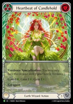 Heartbeat of Candlehold (Extended Art) [FAB270] (FAB Promos) Rainbow Foil