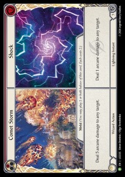 Comet Storm // Shock [LGS335] (LGS Promos) Cold Foil