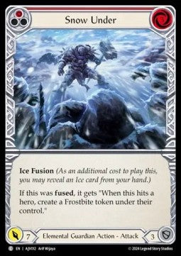 Snow Under (Red) [AJV012] (Armory Deck Origins: Jarl Vetreidi) Regular