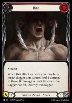 Bite (Red) [HNT017] (The Hunted) Rainbow Foil