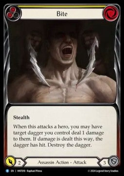 Bite (Yellow) [HNT018] (The Hunted) Regular