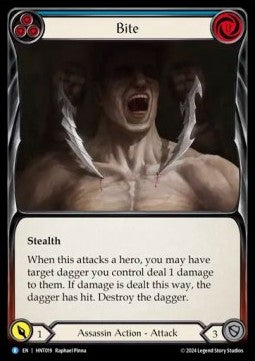 Bite (Blue) [HNT019] (The Hunted) Rainbow Foil