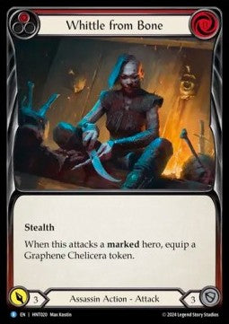 Whittle from Bone (Red) [HNT020] (The Hunted) Rainbow Foil