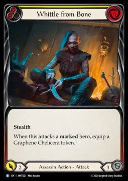 Whittle from Bone (Yellow) [HNT021] (The Hunted) Rainbow Foil