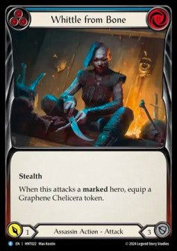 Whittle from Bone (Blue) [HNT022] (The Hunted) Rainbow Foil