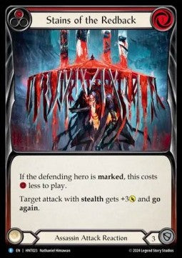 Stains of the Redback (Red) [HNT023] (The Hunted) Rainbow Foil