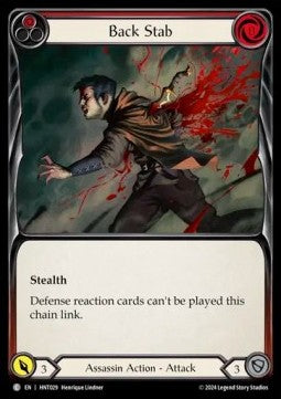 Back Stab (Red) [HNT029] (The Hunted) Regular