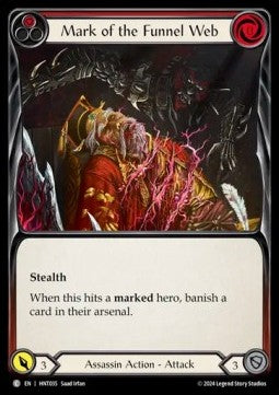 Mark of the Funnel Web (Red) [HNT035] (The Hunted) Rainbow Foil