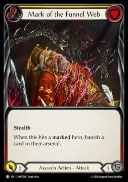 Mark of the Funnel Web (Yellow) [HNT036] (The Hunted) Rainbow Foil