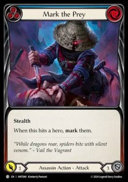 Mark the Prey (Blue) [HNT040] (The Hunted) Rainbow Foil