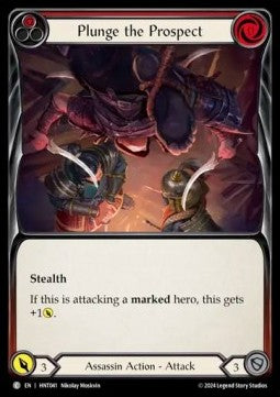 Plunge the Prospect (Red) [HNT041] (The Hunted) Regular