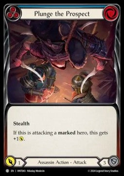 Plunge the Prospect (Blue) [HNT043] (The Hunted) Regular