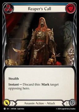 Reaper's Call (Blue) [HNT046] (The Hunted) Rainbow Foil