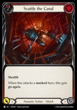 Scuttle the Canal (Red) [HNT047] (The Hunted) Rainbow Foil