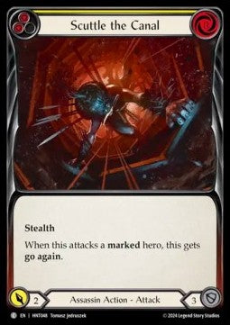 Scuttle the Canal (Yellow) [HNT048] (The Hunted) Rainbow Foil