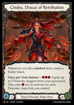 Cindra, Dracai of Retribution [HNT054] (The Hunted) Regular