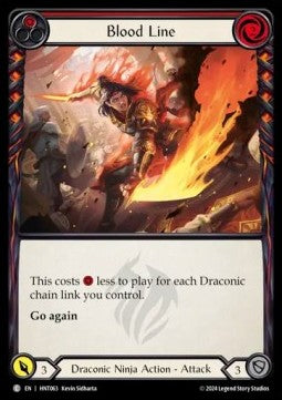 Blood Line [HNT063] (The Hunted) Rainbow Foil