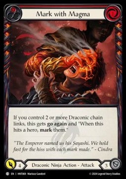 Mark with Magma [HNT069] (The Hunted) Rainbow Foil