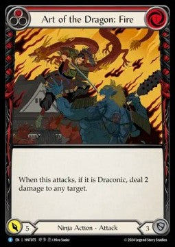 Art of the Dragon: Fire [HNT075] (The Hunted) Regular