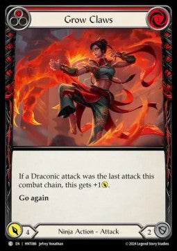 Grow Claws (Red) [HNT086] (The Hunted) Regular